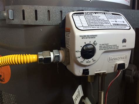 gas smell around water heater